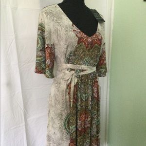 Paisley dress from Monroe and Main